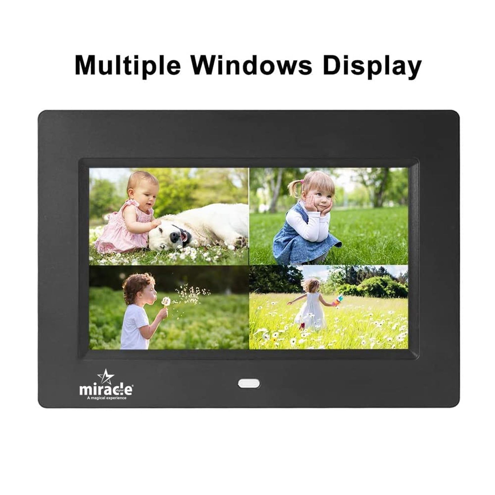 Miracle Digital 17.8cm (7 Inches) Digital Photo Frame (Stereo Speaker, MD001, Black) Miracle Digital 17.8cm (7 Inches) Digital Photo Frame (Stereo Speaker, MD001, Black)_4
