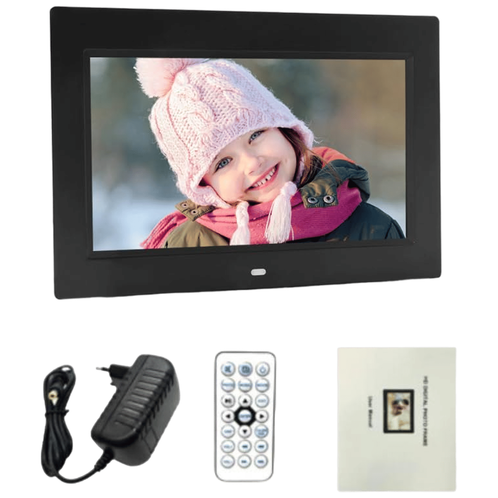 Miracle Digital 17.8cm (7 Inches) Digital Photo Frame (Stereo Speaker, MD001, Black) Miracle Digital 17.8cm (7 Inches) Digital Photo Frame (Stereo Speaker, MD001, Black)_1