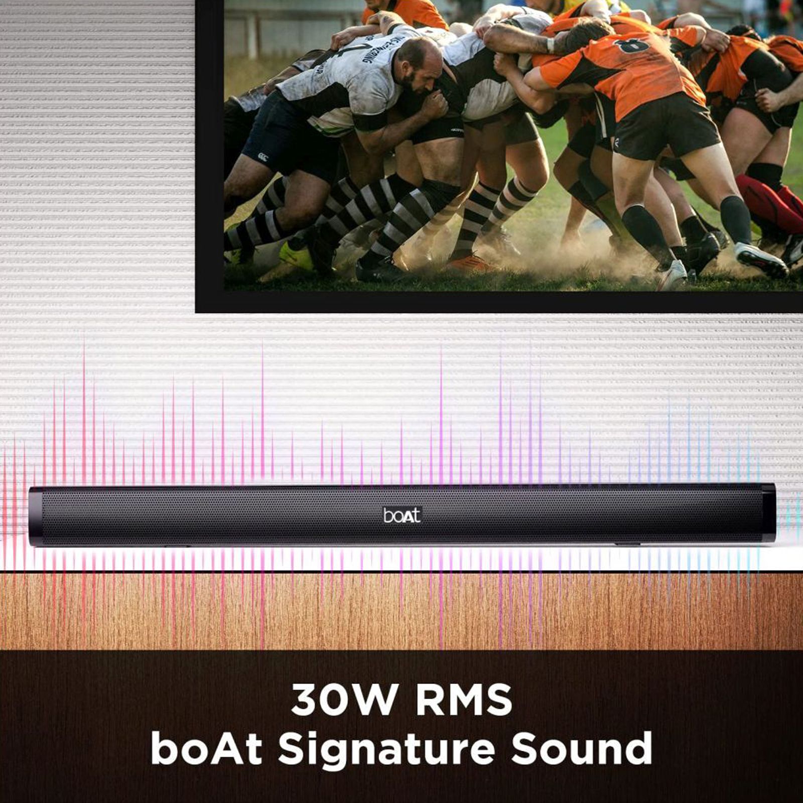 boAt Aavante Bar 908 30W Bluetooth Soundbar with Remote (Signature Sound, 2.0 Channel, Black) boAt Aavante Bar 908 30W Bluetooth Soundbar with Remote (Signature Sound, 2.0 Channel, Black)_4