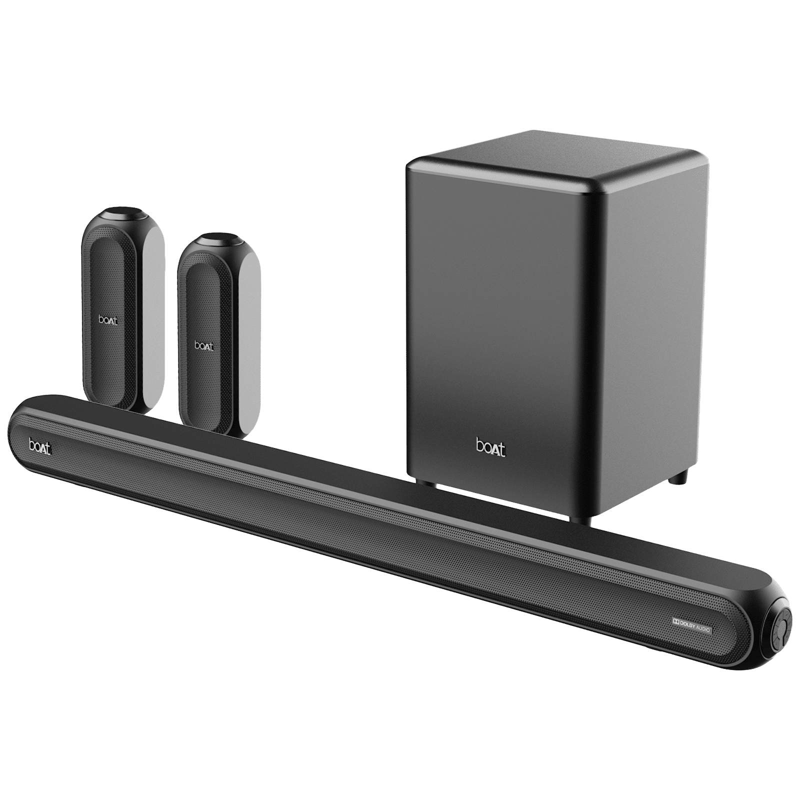 boAt Aavante Bar 3200D 350W Bluetooth Soundbar with Remote (3D Surround Sound, 5.1 Channel, Premium Black) boAt Aavante Bar 3200D 350W Bluetooth Soundbar with Remote (3D Surround Sound, 5.1 Channel, Premium Black)_1