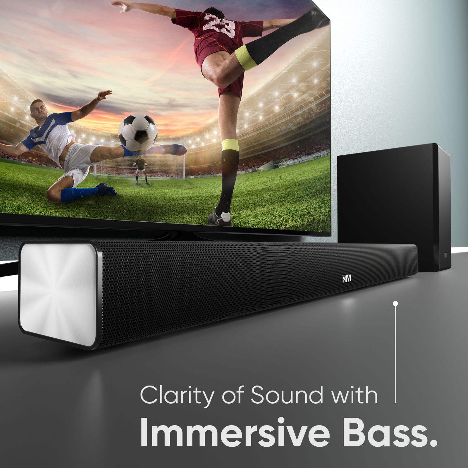 MIVI Fort R320 320W Bluetooth Soundbar with Remote (Cinematic Surround Sound, 2.1 Channel, Black) MIVI Fort R320 320W Bluetooth Soundbar with Remote (Cinematic Surround Sound, 2.1 Channel, Black)_7