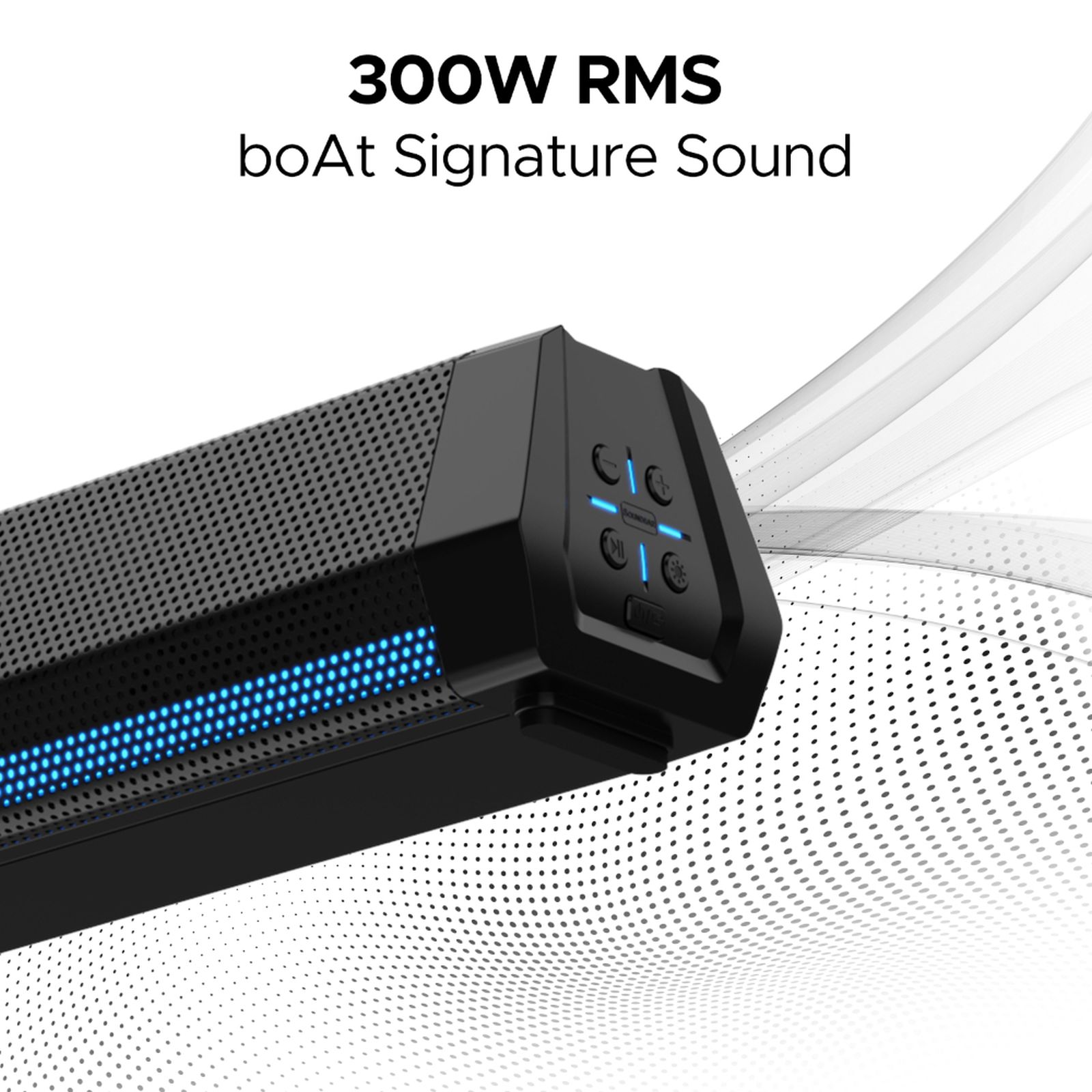 boAt Aavante Bar Maven 300W Bluetooth Soundbar with Remote (Signature Sound, 2.1 Channel, Midnight Black)_4