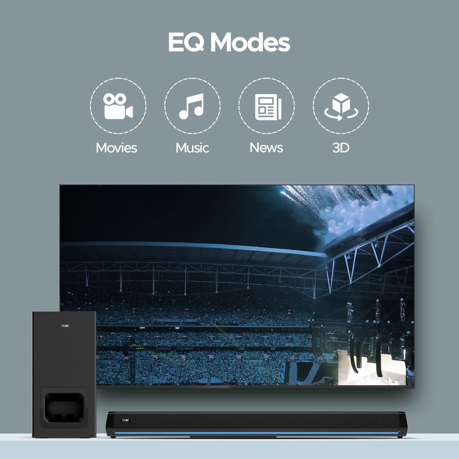 boAt Aavante Bar Maven Pro 320W Bluetooth Soundbar with Remote (Entertainment EQ Modes, 2.1 Channel, Premium Black) boAt Aavante Bar Maven Pro 320W Bluetooth Soundbar with Remote (Entertainment EQ Modes, 2.1 Channel, Premium Black)_7