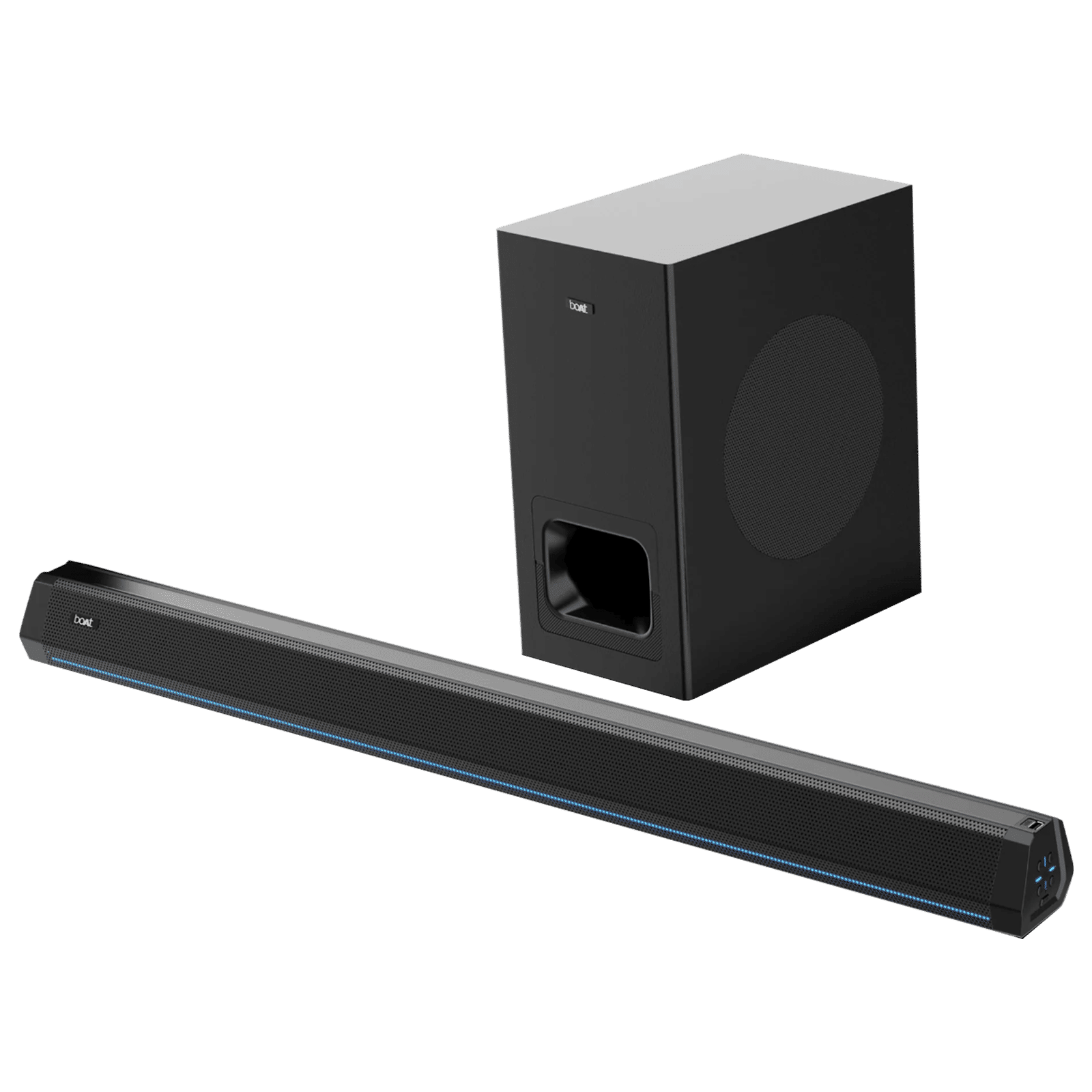 boAt Aavante Bar Maven Pro 320W Bluetooth Soundbar with Remote (Entertainment EQ Modes, 2.1 Channel, Premium Black) boAt Aavante Bar Maven Pro 320W Bluetooth Soundbar with Remote (Entertainment EQ Modes, 2.1 Channel, Premium Black)_1