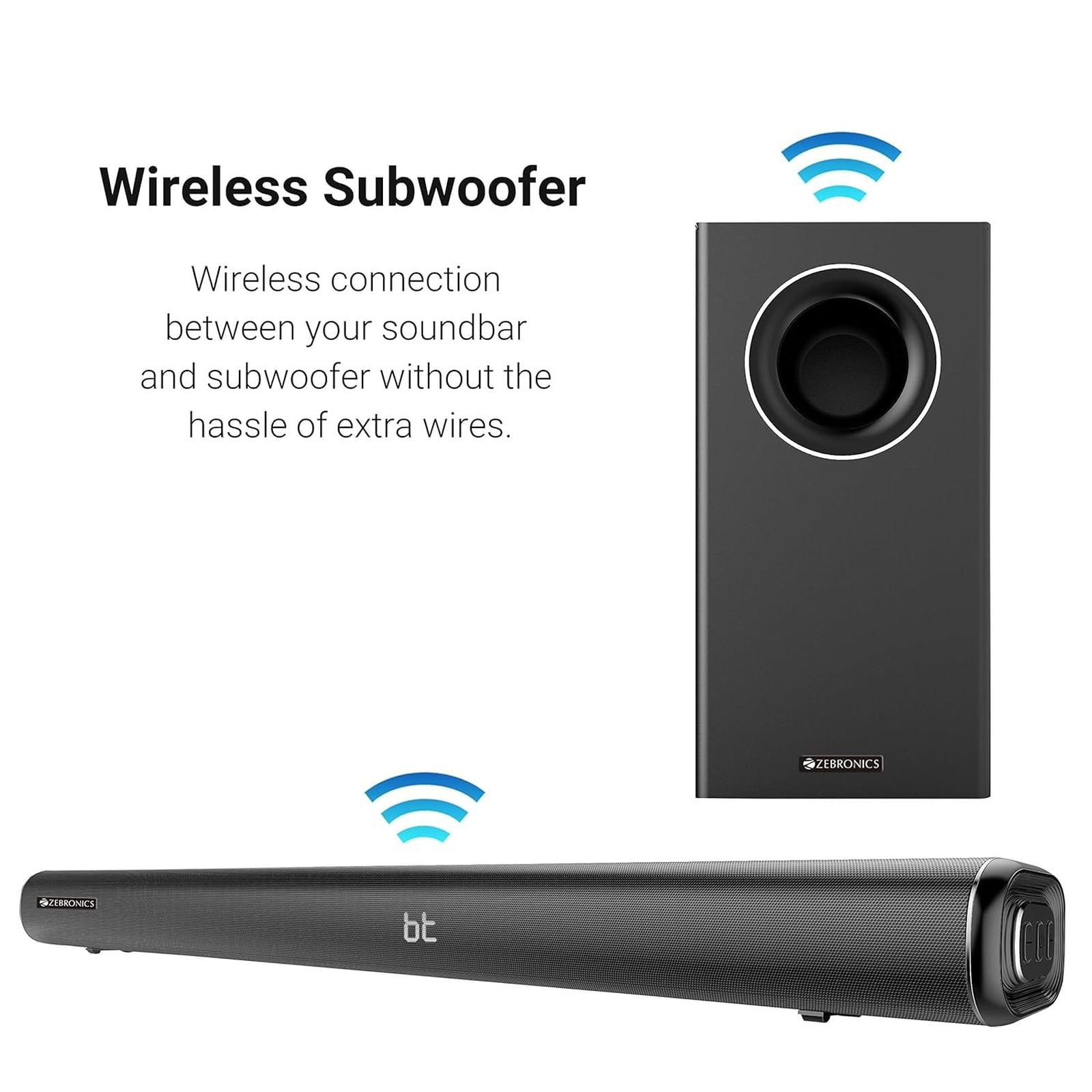 ZEBRONICS ZEB-Juke Bar 6000DWS Pro 200W Bluetooth Soundbar with Remote (Immersive Audio, 2.1 Channel, Black) ZEBRONICS ZEB-Juke Bar 6000DWS Pro 200W Bluetooth Soundbar with Remote (Immersive Audio, 2.1 Channel, Black)_10
