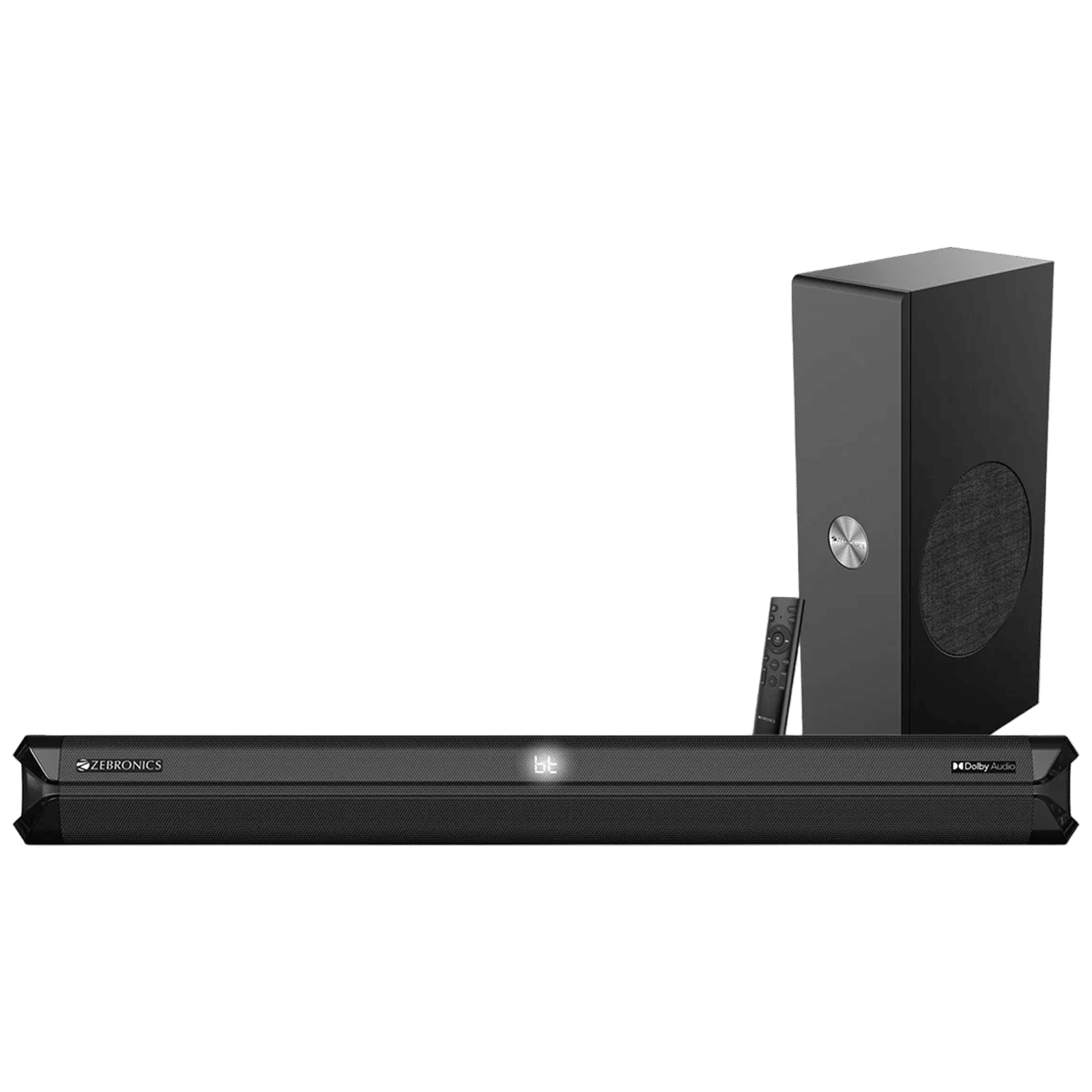 ZEBRONICS Juke Bar 500 160W Bluetooth Soundbar With Remote (Dolby Audio, 2.1 Channel, Black)_1