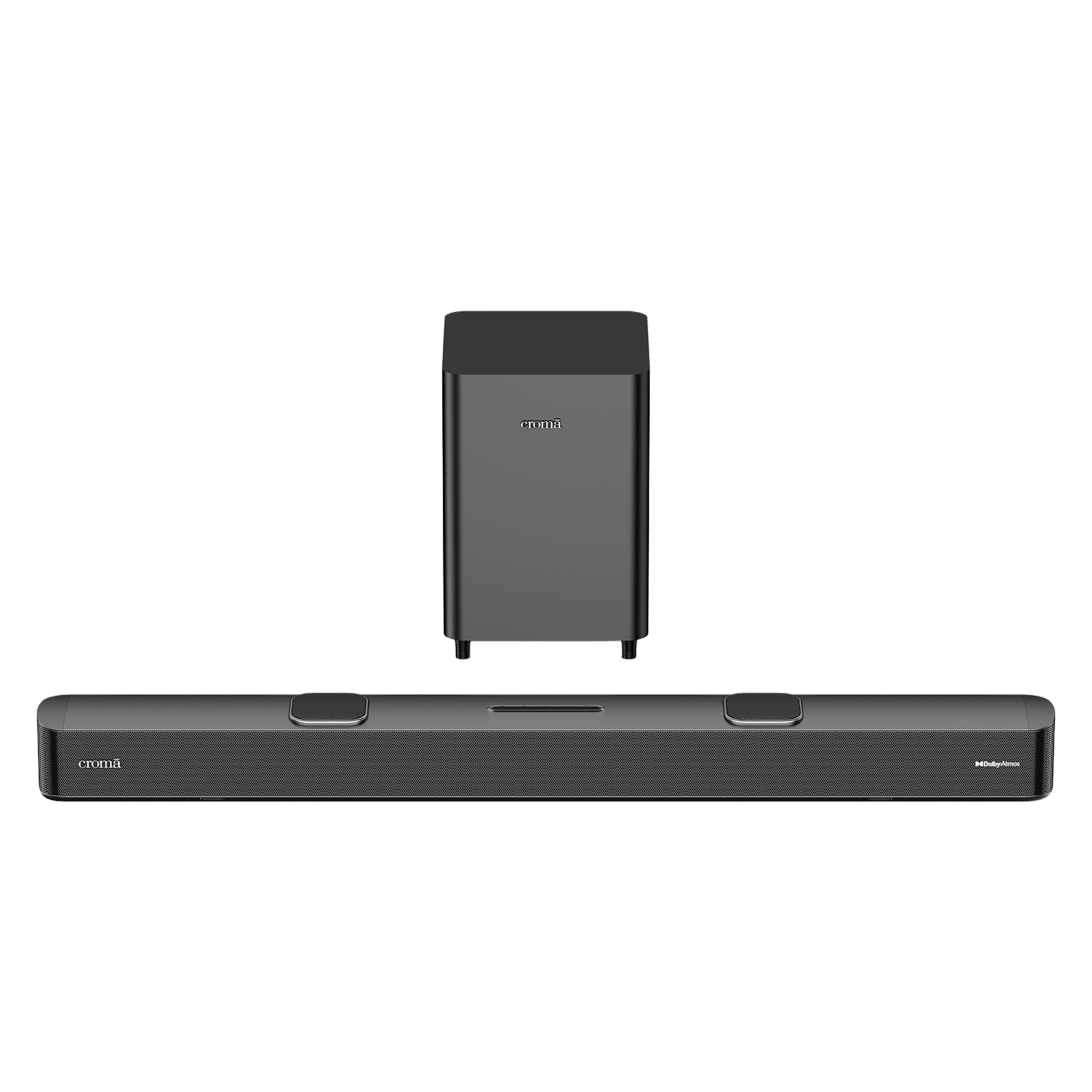 Croma 240W Bluetooth Soundbar with Remote Control (Dolby Atmos, 2.1.2 Channel, Premium Black) Croma 240W Bluetooth Soundbar with Remote Control (Dolby Atmos, 2.1.2 Channel, Premium Black)_1