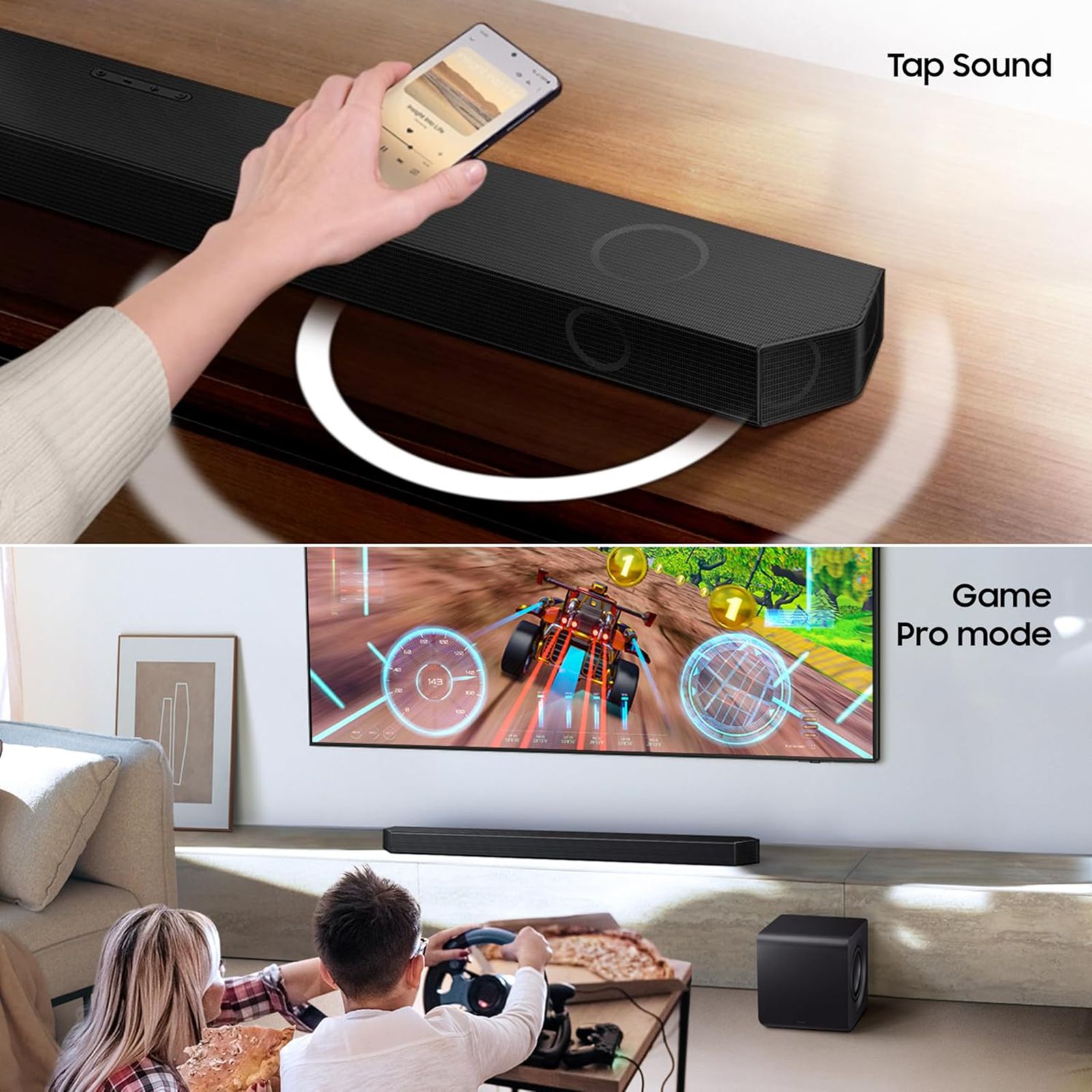 SAMSUNG Q Series 400W Soundbar with Remote (Dolby Atmos, 5.1.2 Channel, Black) SAMSUNG Q Series 400W Soundbar with Remote (Dolby Atmos, 5.1.2 Channel, Black)_13