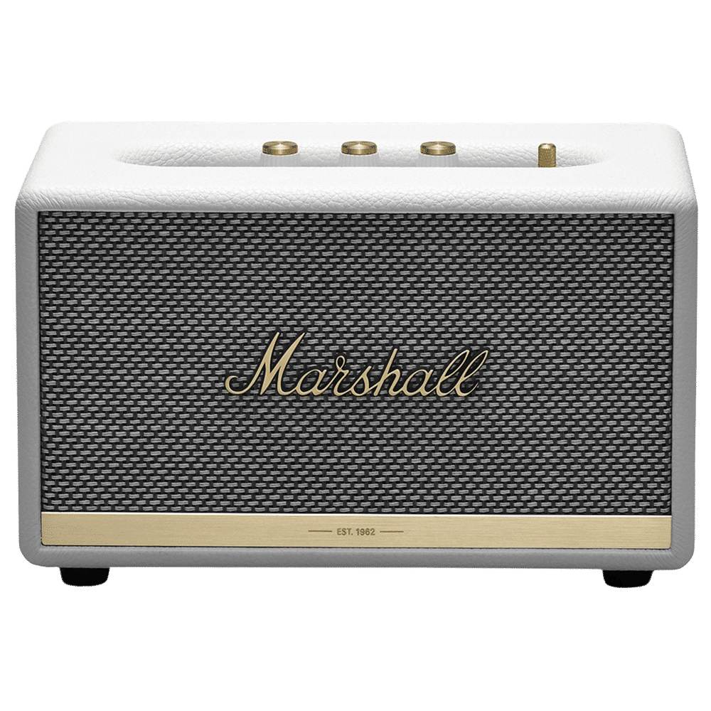 Marshall Acton II 60W Portable Bluetooth Speaker (Customise Your Sound, Stereo Channel, White)_1