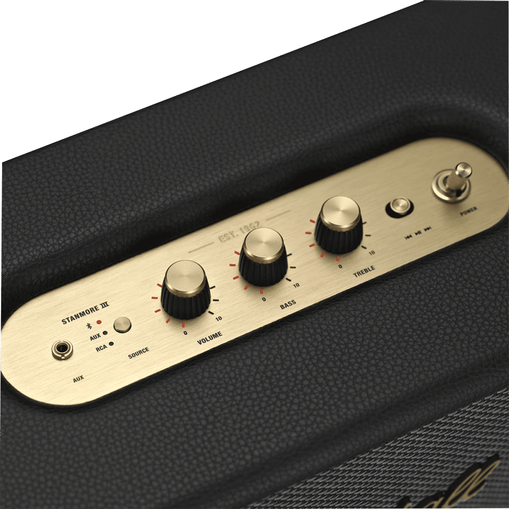 Marshall Stanmore II 80W Bluetooth Speaker (Clean and Precise Audio, Stereo Channel, Black)_5