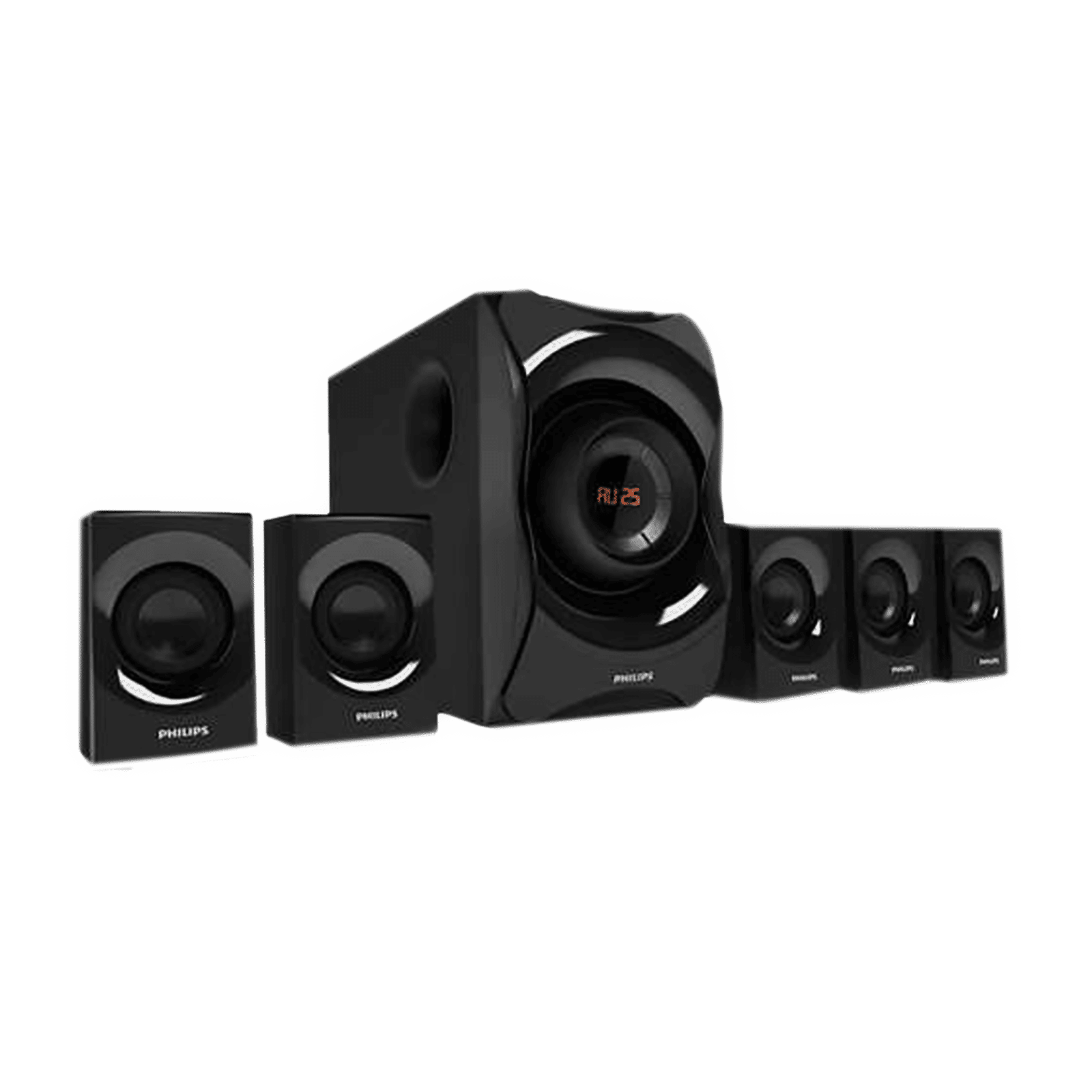 PHILIPS 120W Multimedia Speaker (Surround Sound, 5.1 Channel, Black) PHILIPS 120W Multimedia Speaker (Surround Sound, 5.1 Channel, Black)_3