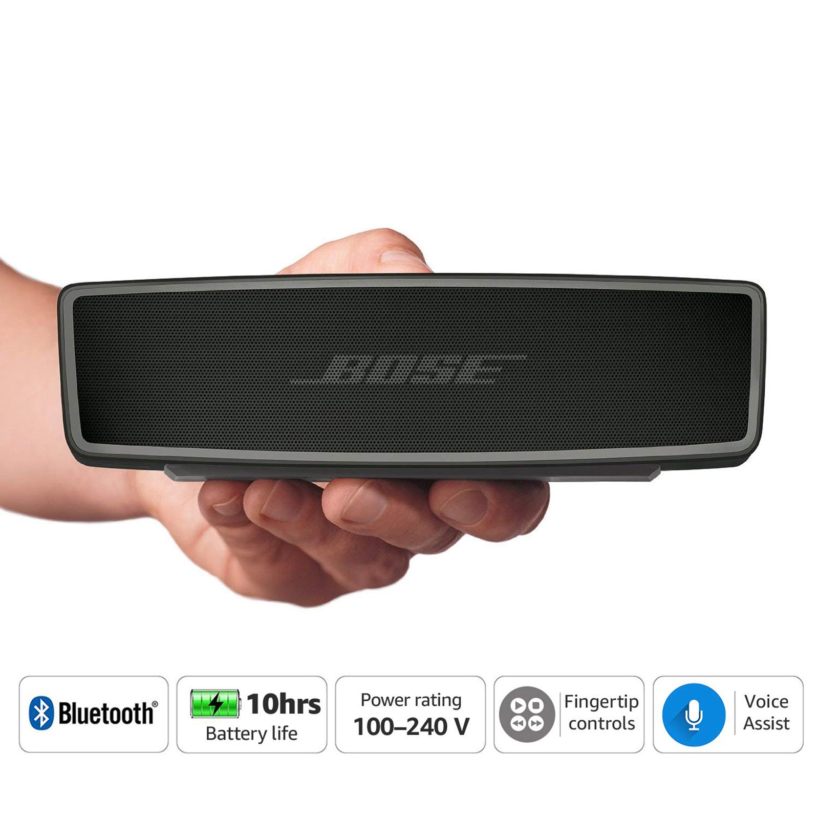 BOSE SoundLink Mini II with Google & Siri Compatible Smart Speaker (Dual Passive Radiators, Black) BOSE SoundLink Mini II with Google & Siri Compatible Smart Speaker (Dual Passive Radiators, Black)_10