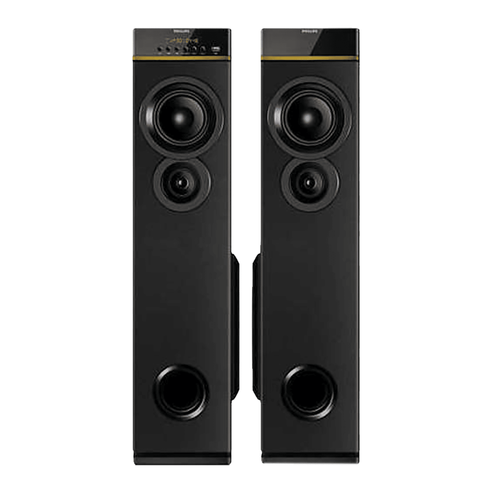 PHILIPS 80W Multimedia Speaker (Surround Sound, 2.0 Channel, Black) PHILIPS 80W Multimedia Speaker (Surround Sound, 2.0 Channel, Black)_1