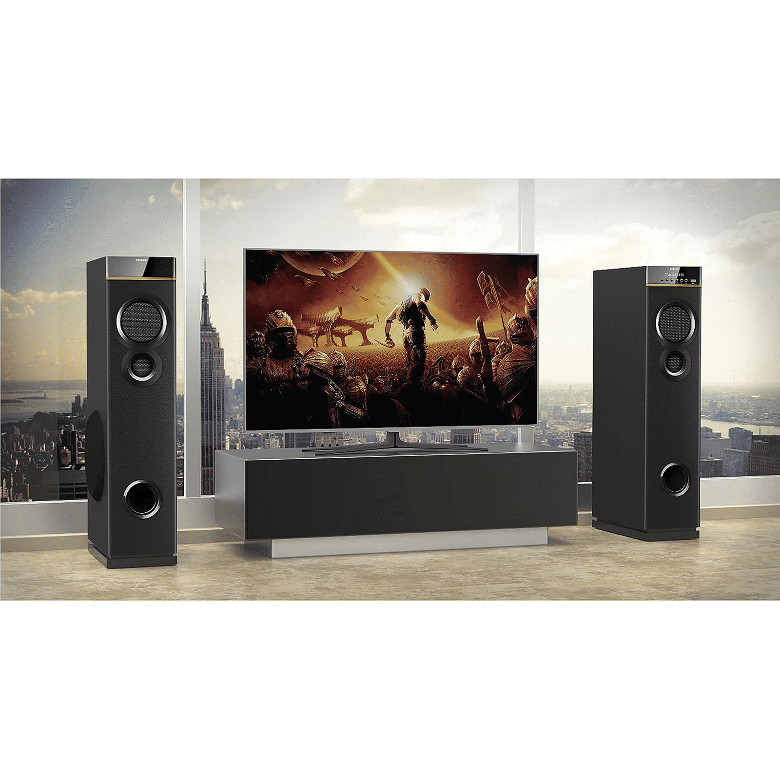 PHILIPS 80W Multimedia Speaker (Surround Sound, 2.0 Channel, Black) PHILIPS 80W Multimedia Speaker (Surround Sound, 2.0 Channel, Black)_11