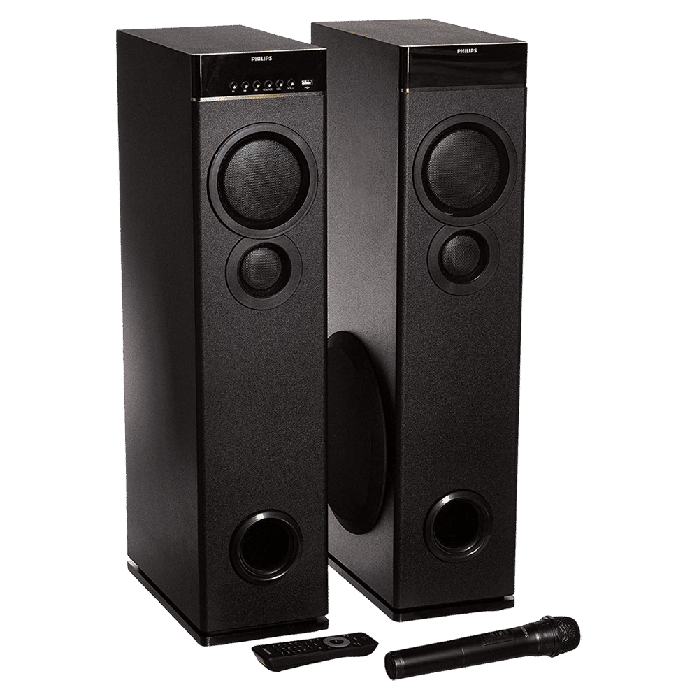 PHILIPS 80W Multimedia Speaker (Surround Sound, 2.0 Channel, Black) PHILIPS 80W Multimedia Speaker (Surround Sound, 2.0 Channel, Black)_4