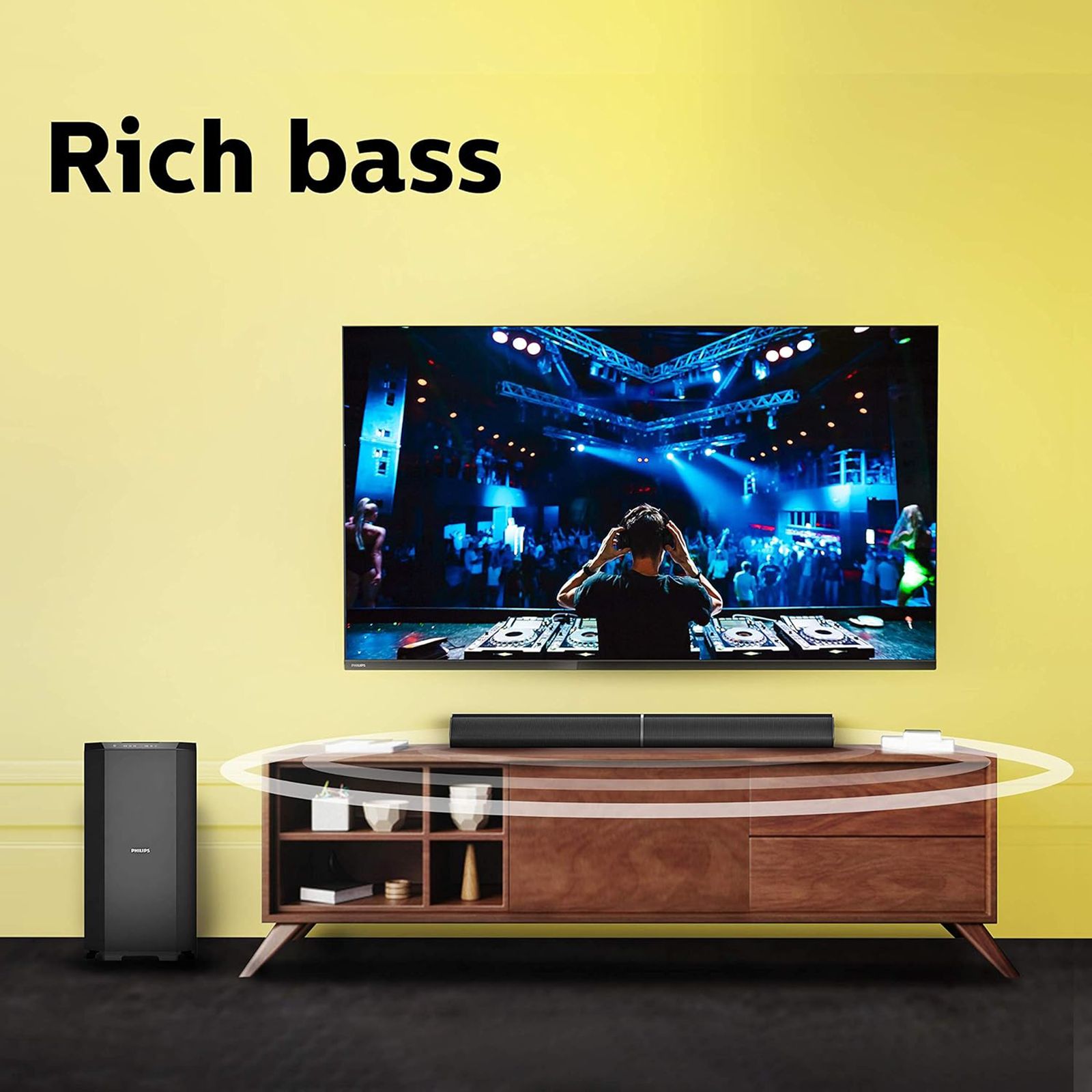 PHILIPS 80W Multimedia Speaker (High Fidelity Sound, 2.1 Channel, Black)_7