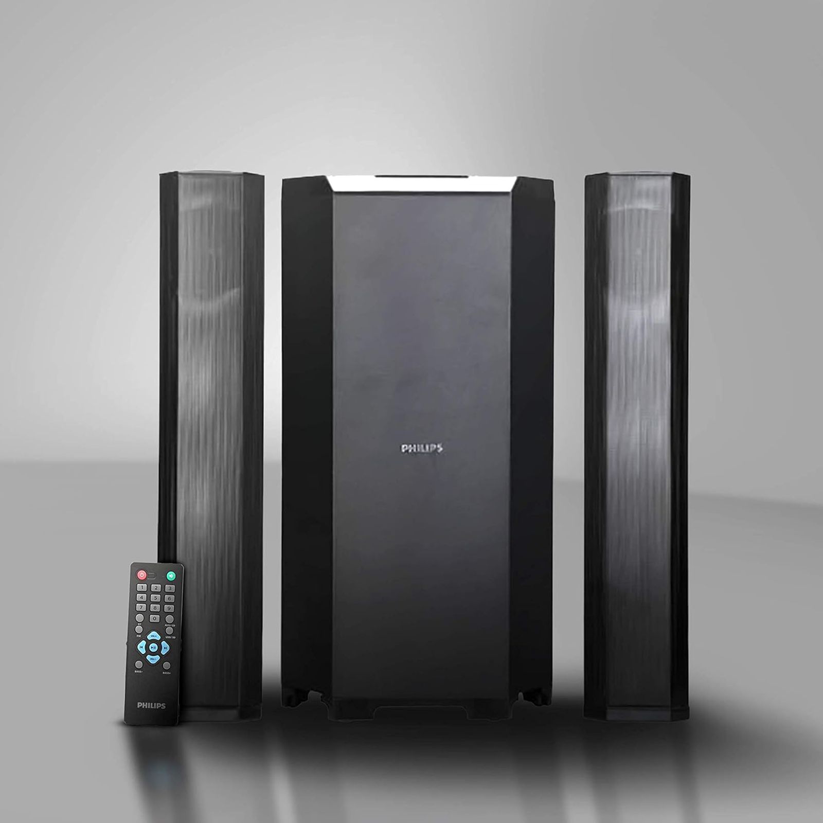 PHILIPS 80W Multimedia Speaker (High Fidelity Sound, 2.1 Channel, Black)_6