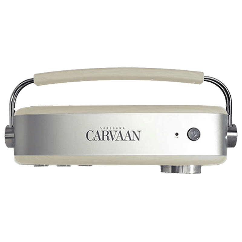 SAREGAMA Carvaan 6W Portable Bluetooth Speaker (5000 Pre Loaded Songs, Stereo Channel, White)_5
