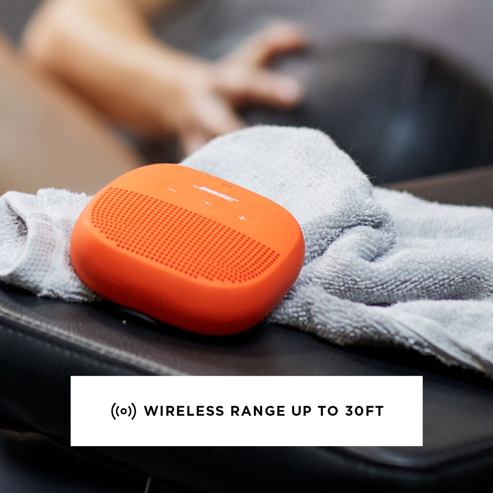 BOSE SoundLink Micro 5W Portable Bluetooth Speaker (IPX67 Water Resistant, Stereo Sound, Mono Speaker, Bright Orange)_7