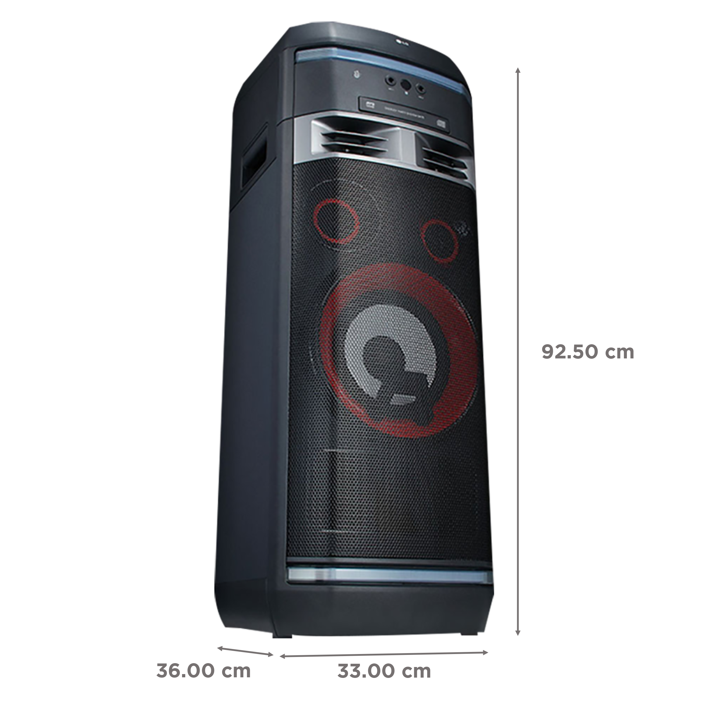 LG X-Boom 1000W Bluetooth Party Speaker with Mic (Bass Blast EQ, Mono Channel, Black)_4