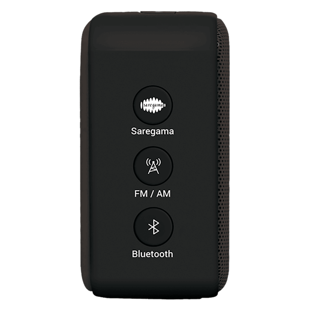 SAREGAMA Carvaan Mini 2.0 Hindi 5W Portable Bluetooth Speaker (4 Hours Playtime, 2.0 Channel, Moonlight Black)_6