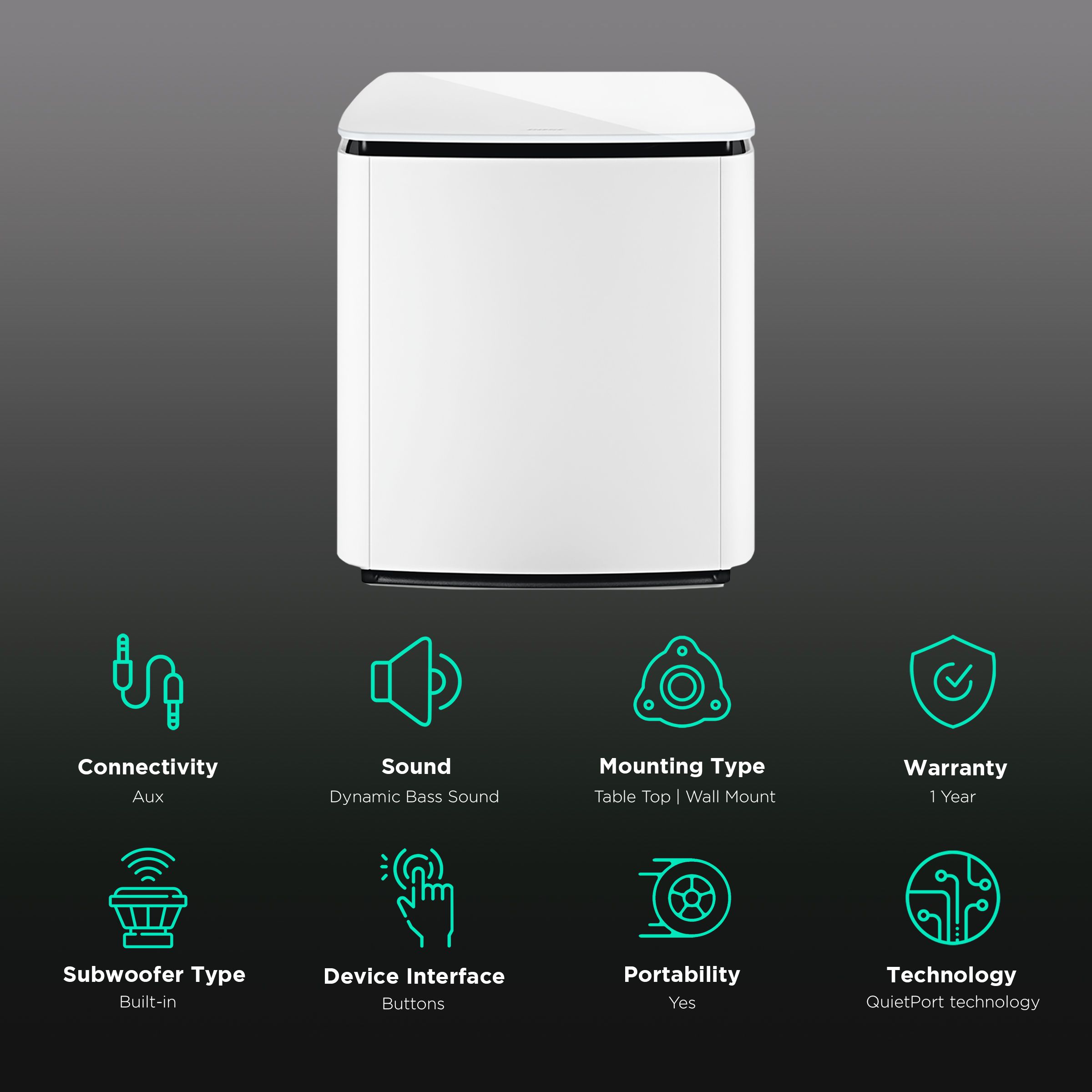 BOSE Bass Module 700 Portable Speaker (Dynamic Bass Sound, White)_2