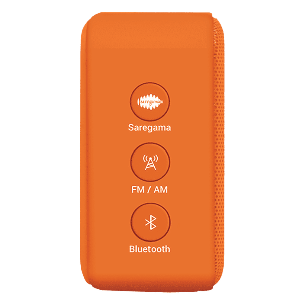 SAREGAMA Carvaan Mini 5W Portable Bluetooth Speaker (4 Hours Playtime, Stereo Channel, Orange) SAREGAMA Carvaan Mini 5W Portable Bluetooth Speaker (4 Hours Playtime, Stereo Channel, Orange)_3