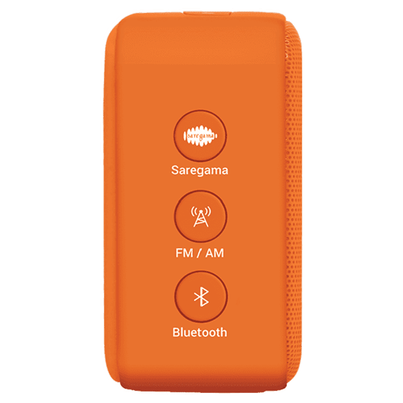 SAREGAMA Carvaan Mini 5W Portable Bluetooth Speaker (4 Hours Playtime, Stereo Channel, Orange) SAREGAMA Carvaan Mini 5W Portable Bluetooth Speaker (4 Hours Playtime, Stereo Channel, Orange)_5