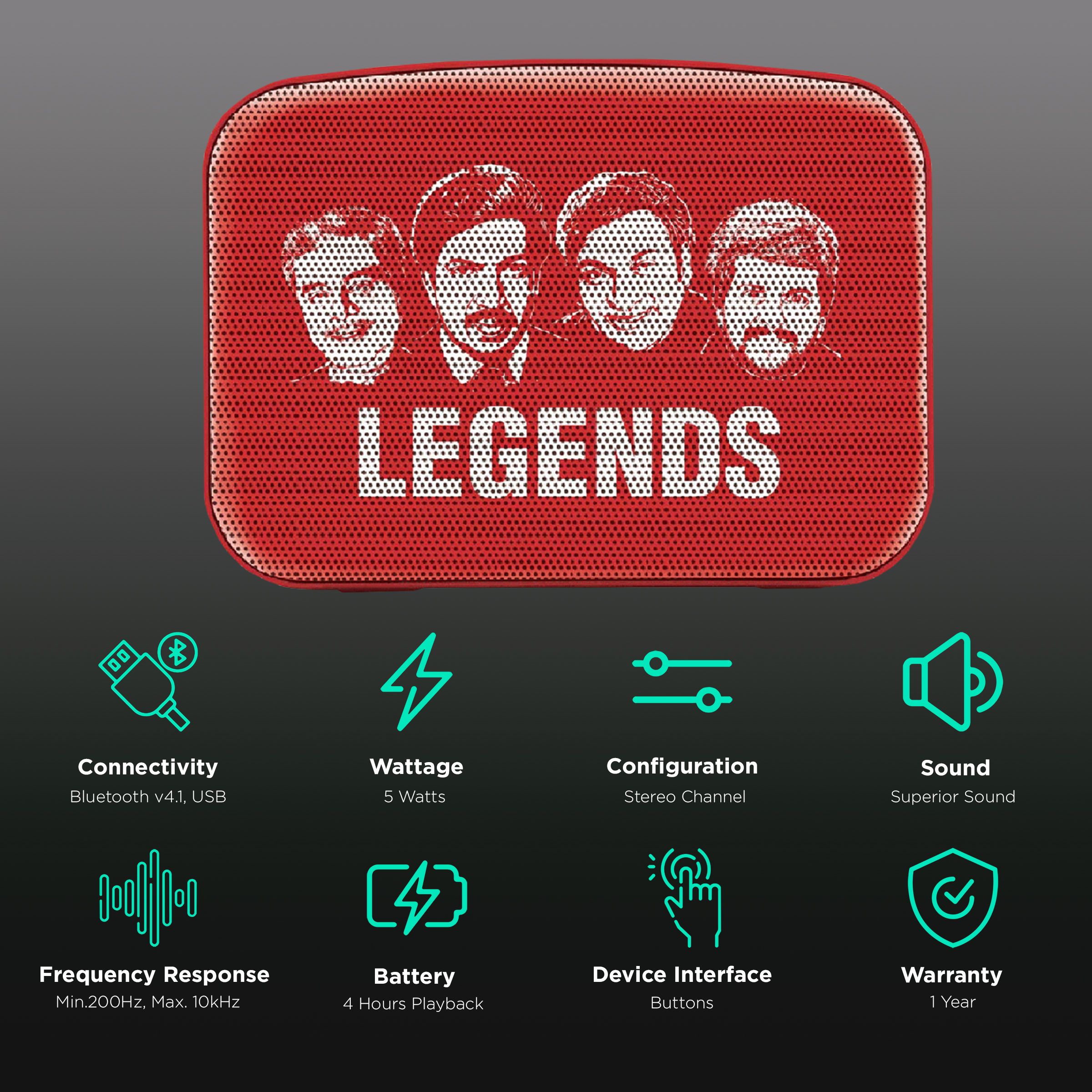 SAREGAMA Carvaan Mini 5W Portable Bluetooth Speaker (4 Hours Playtime, Stereo Channel, Sunset Red) SAREGAMA Carvaan Mini 5W Portable Bluetooth Speaker (4 Hours Playtime, Stereo Channel, Sunset Red)_2