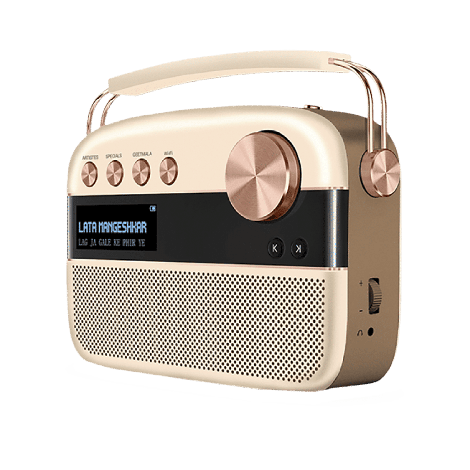 SAREGAMA Carvaan 10W Portable Bluetooth Speaker (Wi-Fi Connectivity, 2.0 Channel, Rose Gold) SAREGAMA Carvaan 10W Portable Bluetooth Speaker (Wi-Fi Connectivity, 2.0 Channel, Rose Gold)_2
