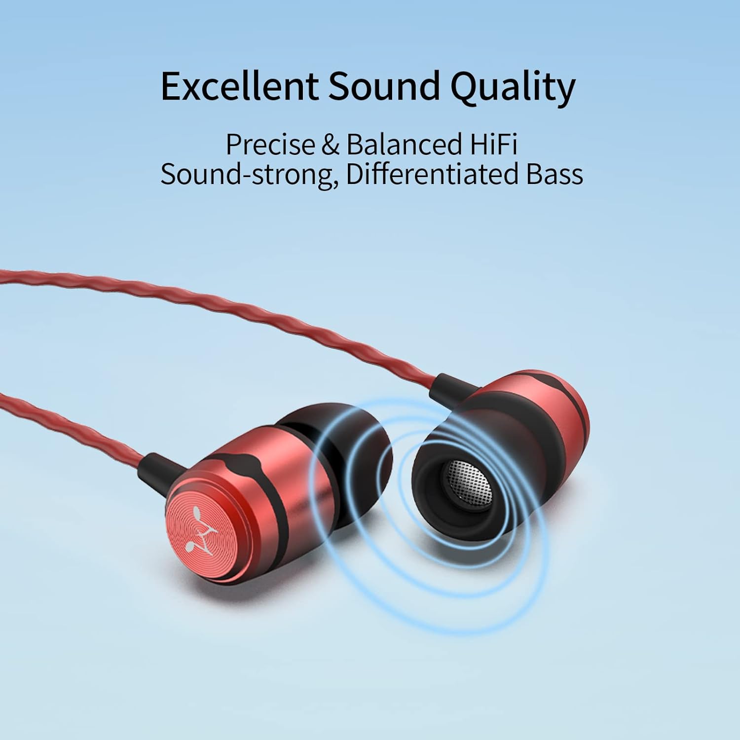SoundMAGIC E50C Wired Earphone with Mic (In Ear, Red) SoundMAGIC E50C Wired Earphone with Mic (In Ear, Red)_5