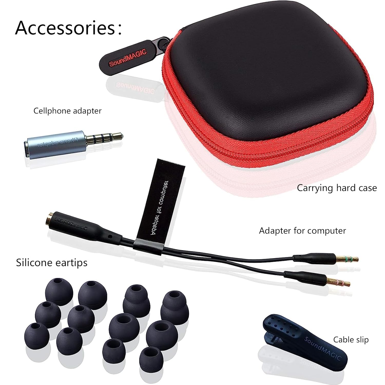 SoundMAGIC E50C Wired Earphone with Mic (In Ear, Red) SoundMAGIC E50C Wired Earphone with Mic (In Ear, Red)_7