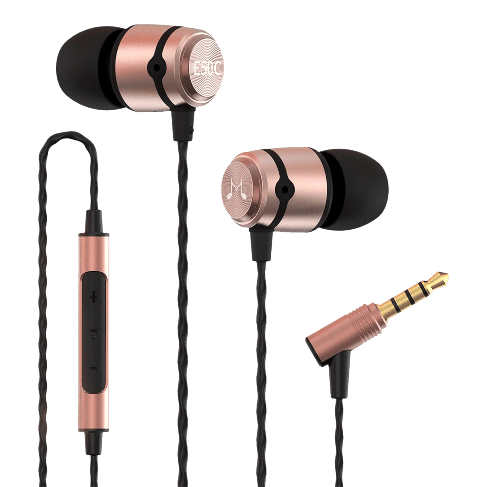 SoundMAGIC E50C Wired Earphone with Mic (3.5mm Connector, In Ear, Gold) SoundMAGIC E50C Wired Earphone with Mic (3.5mm Connector, In Ear, Gold)_1