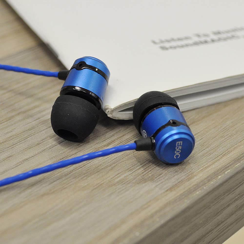 SoundMAGIC E50C Wired Earphones with Mic (In-Ear, Blue)_7