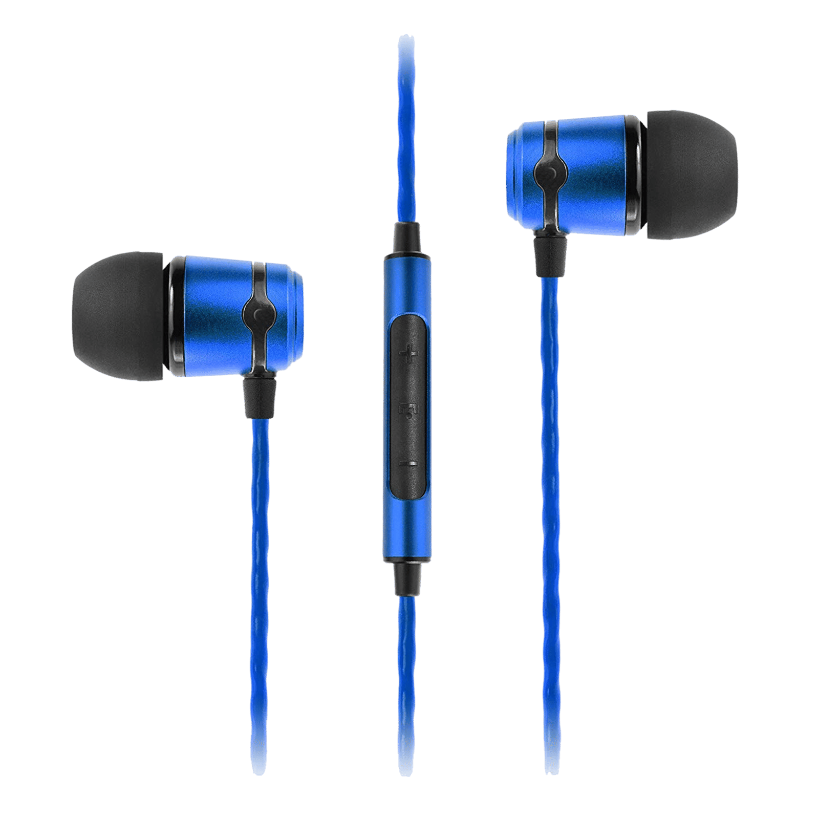 SoundMAGIC E50C Wired Earphones with Mic (In-Ear, Blue)_2
