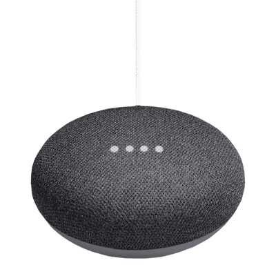 Google Home Mini with Google Assistant Compatible Smart Wi-Fi Speaker (Far-Field Voice Recognition, Black)