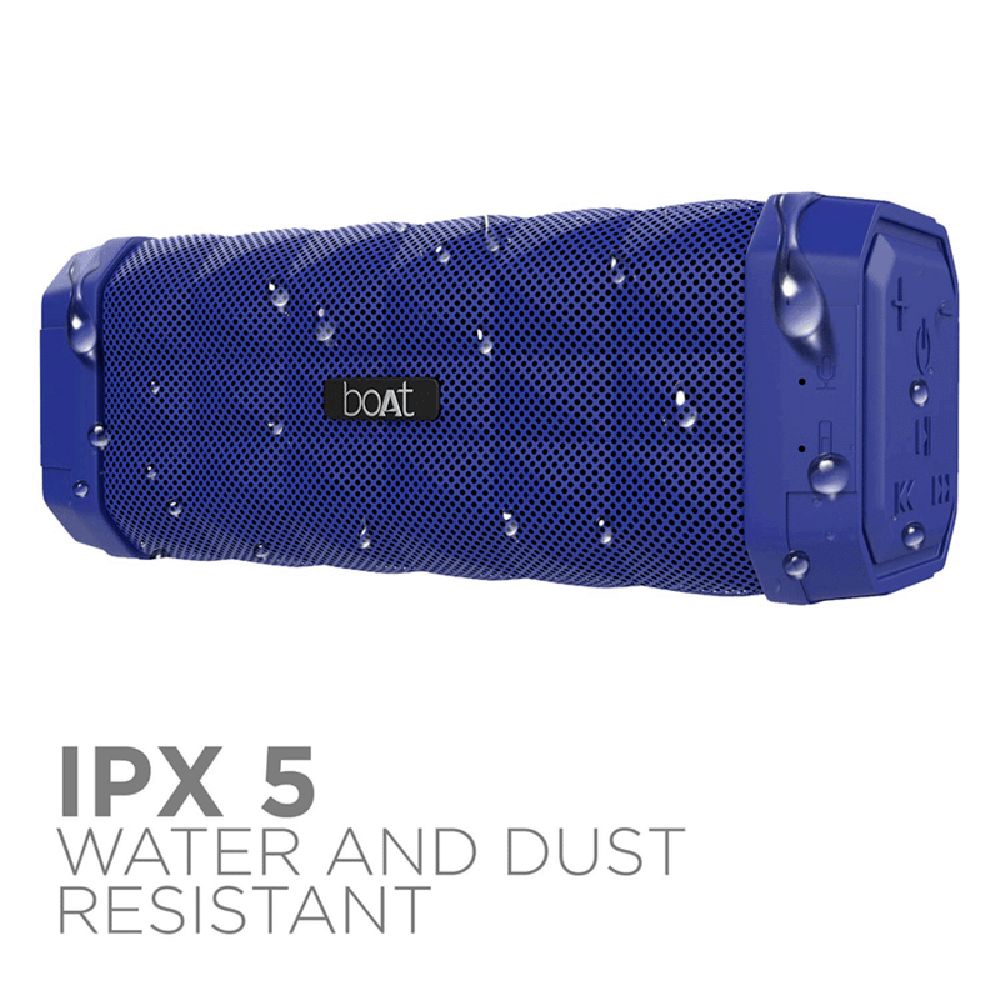 boAt Stone 650R 10W Portable Bluetooth Speaker (IPX5 Water Resistant, Dynamic HD Sound, Stereo Channel, Navy Blue)_3