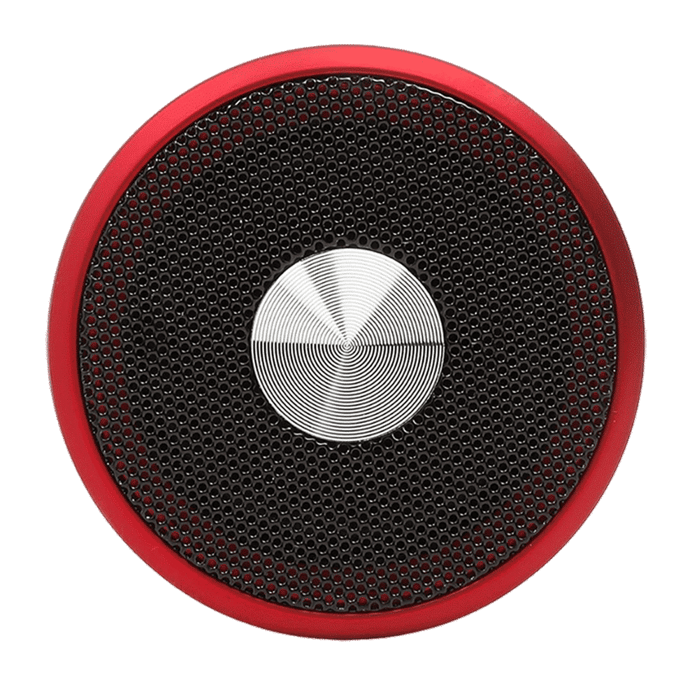 shemaroo Ganesh Bhajan Vaani 3W Portable Bluetooth Speaker (Built-in LED Light, Mono Channel, Red)_9