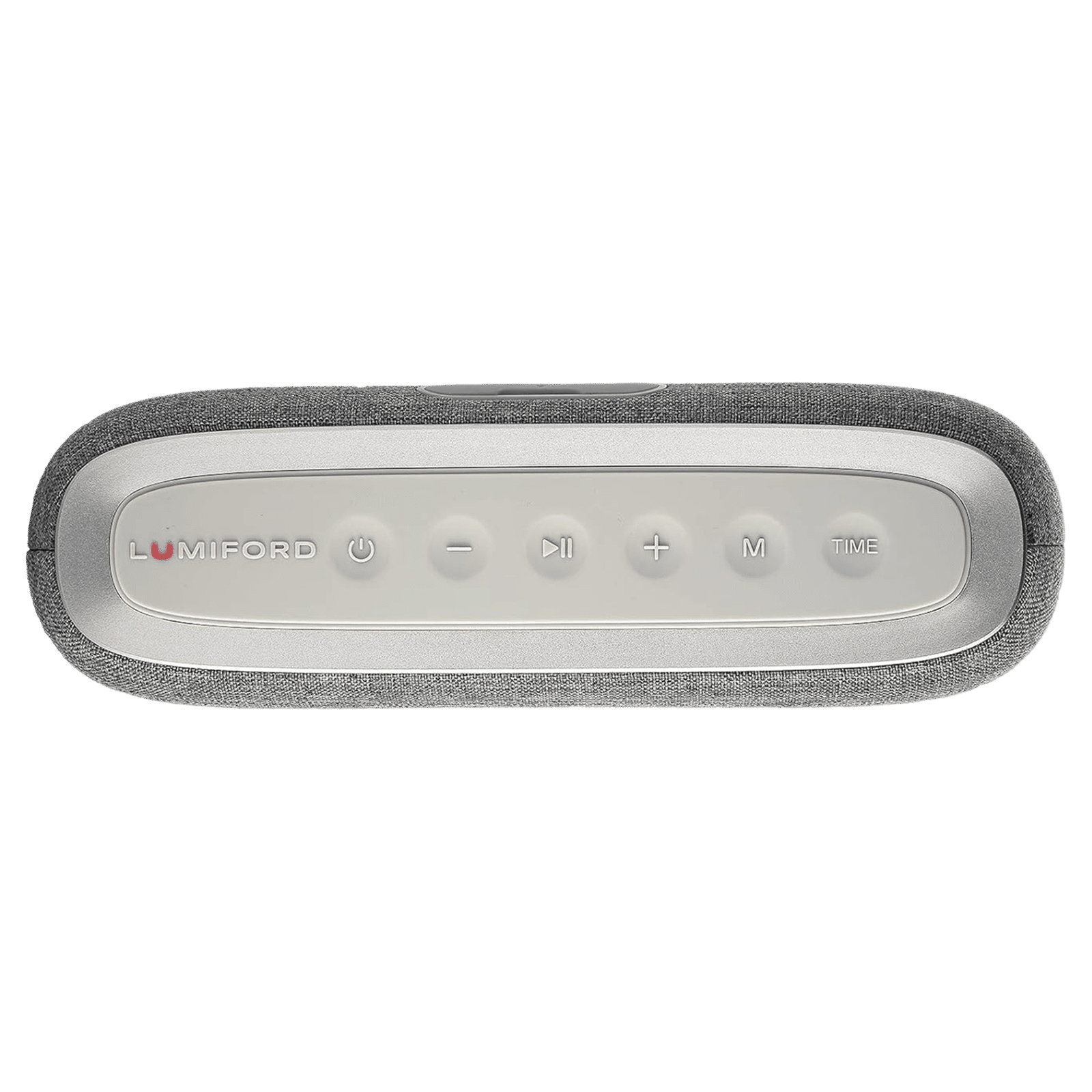 LUMIFORD Digi Clock 3-in-1 10W Portable Bluetooth Speaker (Built-In FM Radio, Stereo Sound, Grey)_4