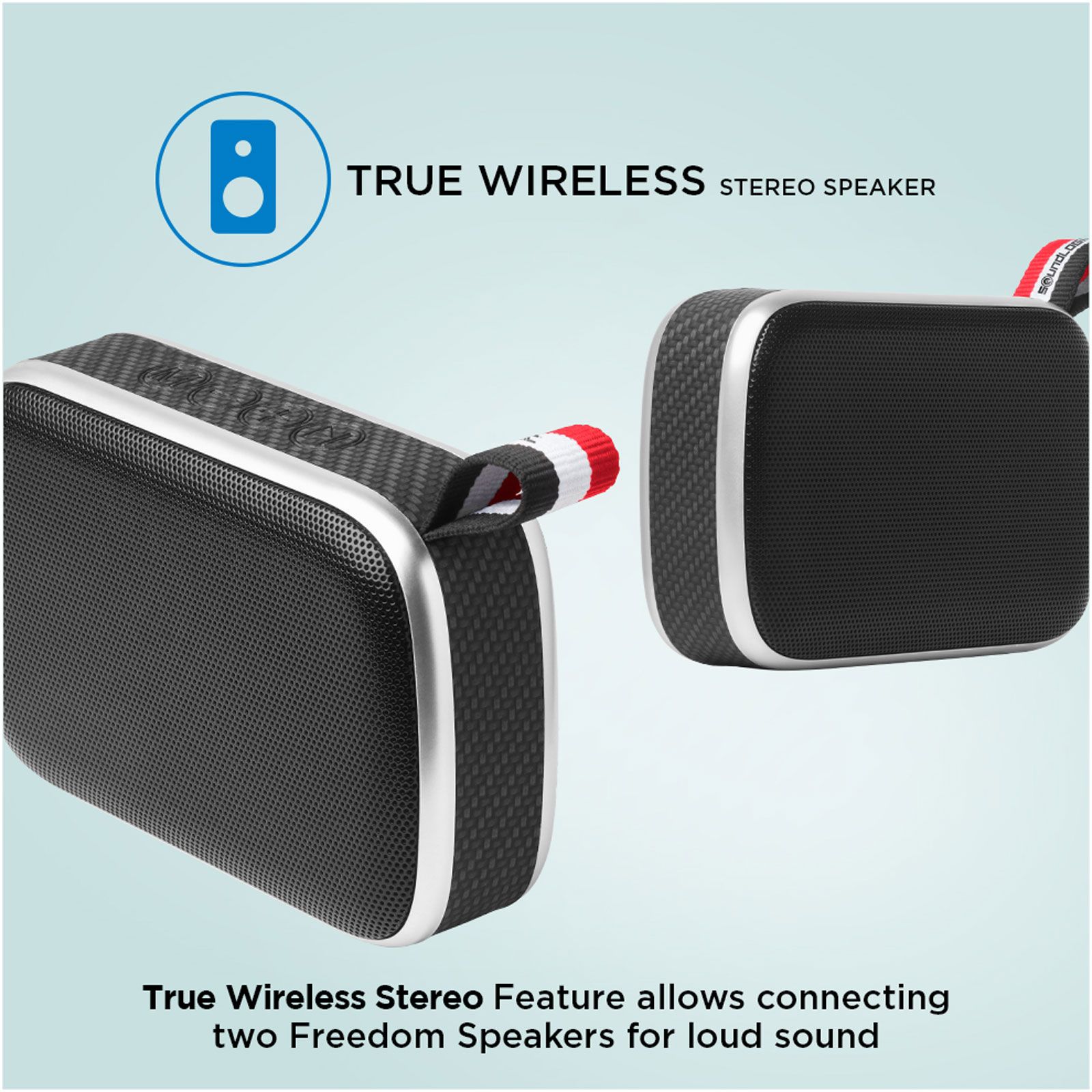 soundLOGIC QEBS001 Portable Bluetooth Speaker (Heavy Bass Sound, Mono Speaker, Black)_3