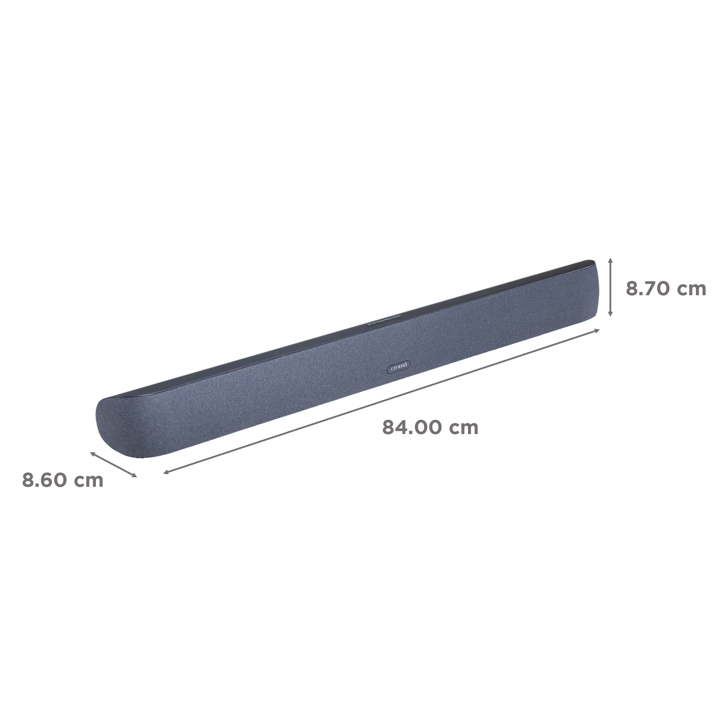 Croma 240W Bluetooth Soundbar with Remote (Rich Bass, 2.1 Channel, Black) Croma 240W Bluetooth Soundbar with Remote (Rich Bass, 2.1 Channel, Black)_3
