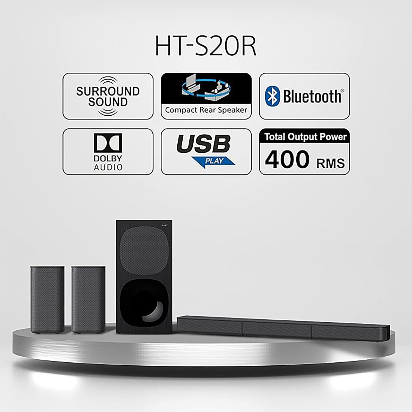 SONY HT-S20R 400W Bluetooth Home Theatre with Remote (Dolby Digital, 5.1 Channel, Black) SONY HT-S20R 400W Bluetooth Home Theatre with Remote (Dolby Digital, 5.1 Channel, Black)_17