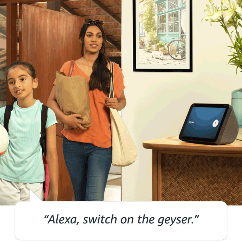 amazon Echo Show 8 (1st Gen) with Alexa Compatible Smart Wi-Fi Speaker (8 Inches Touch Screen Display, Black)_4