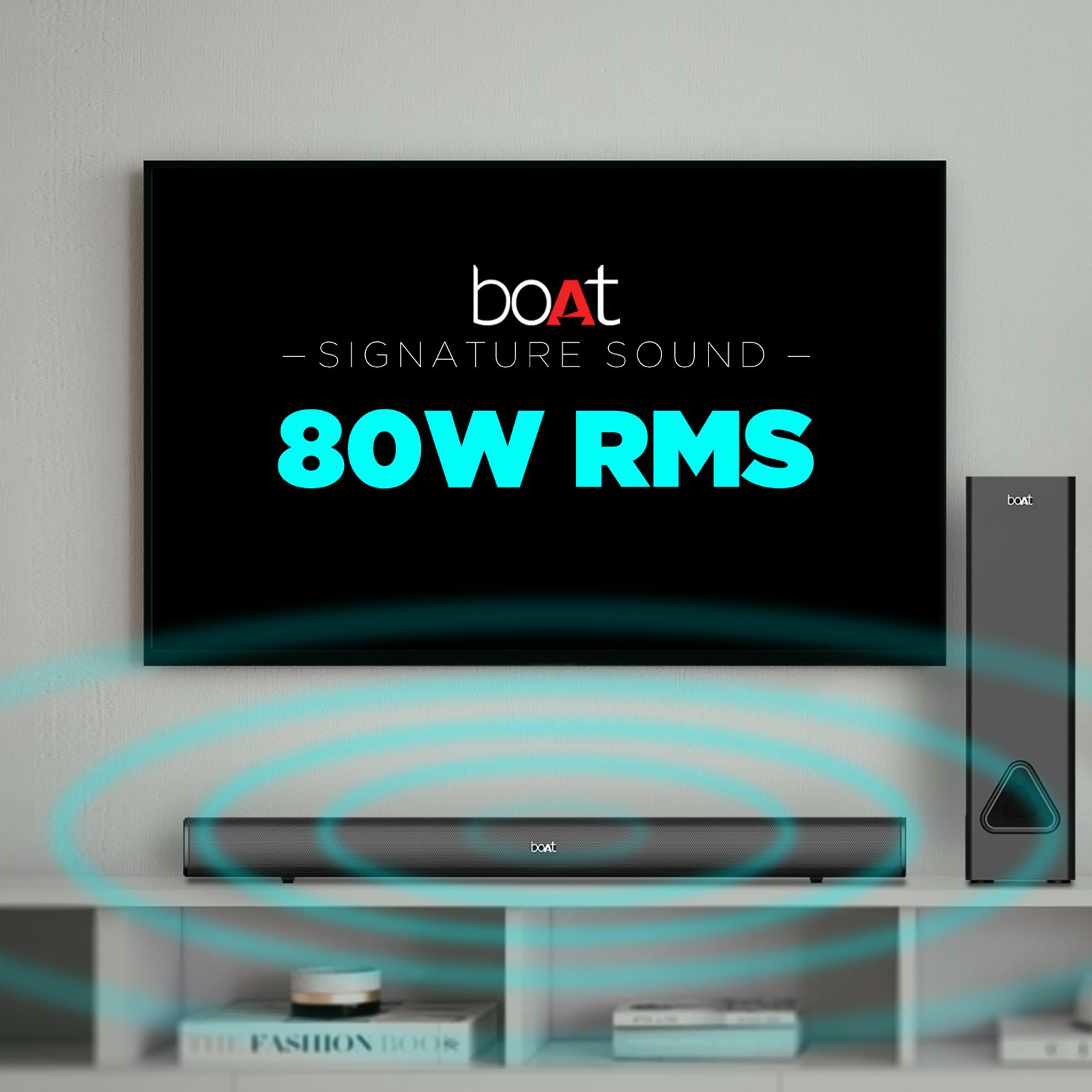 boAt Aavante Bar 1280 120W Bluetooth Soundbar with Remote (Surround Sound, 2.1 Channel, Black) boAt Aavante Bar 1280 120W Bluetooth Soundbar with Remote (Surround Sound, 2.1 Channel, Black)_6