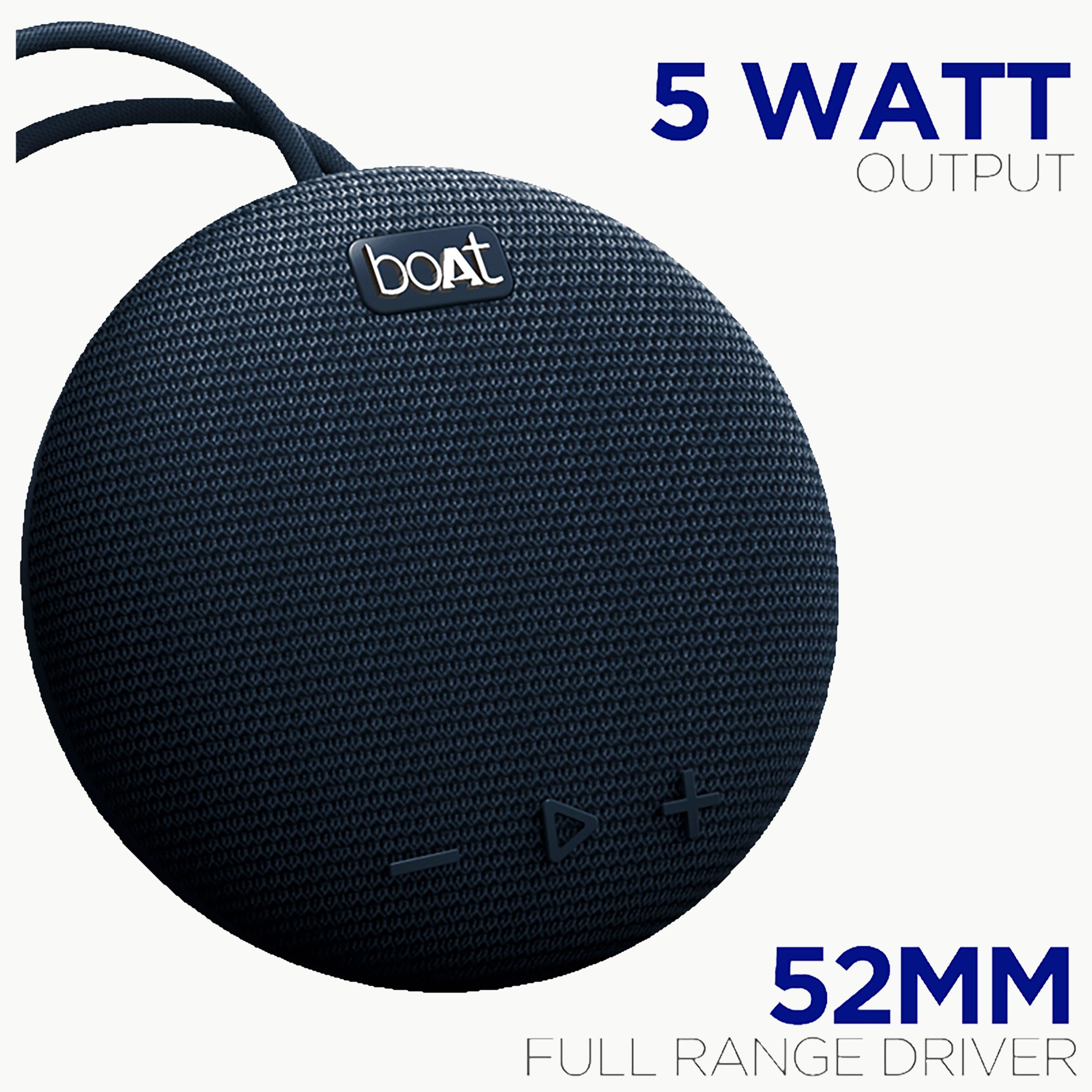 boAt Stone 193 5W Portable Bluetooth Speaker (IPX7 Water Resistant, 4 Hours Playtime, Dark Slate Blue)_6