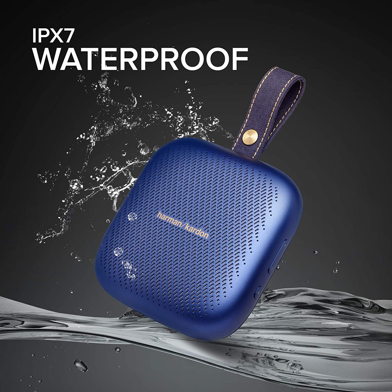 harman kardon Neo 3 Watts Portable Bluetooth Speaker (IPX7 Waterproof, HKNEOBLU, Blue) harman kardon Neo 3 Watts Portable Bluetooth Speaker (IPX7 Waterproof, HKNEOBLU, Blue)_9