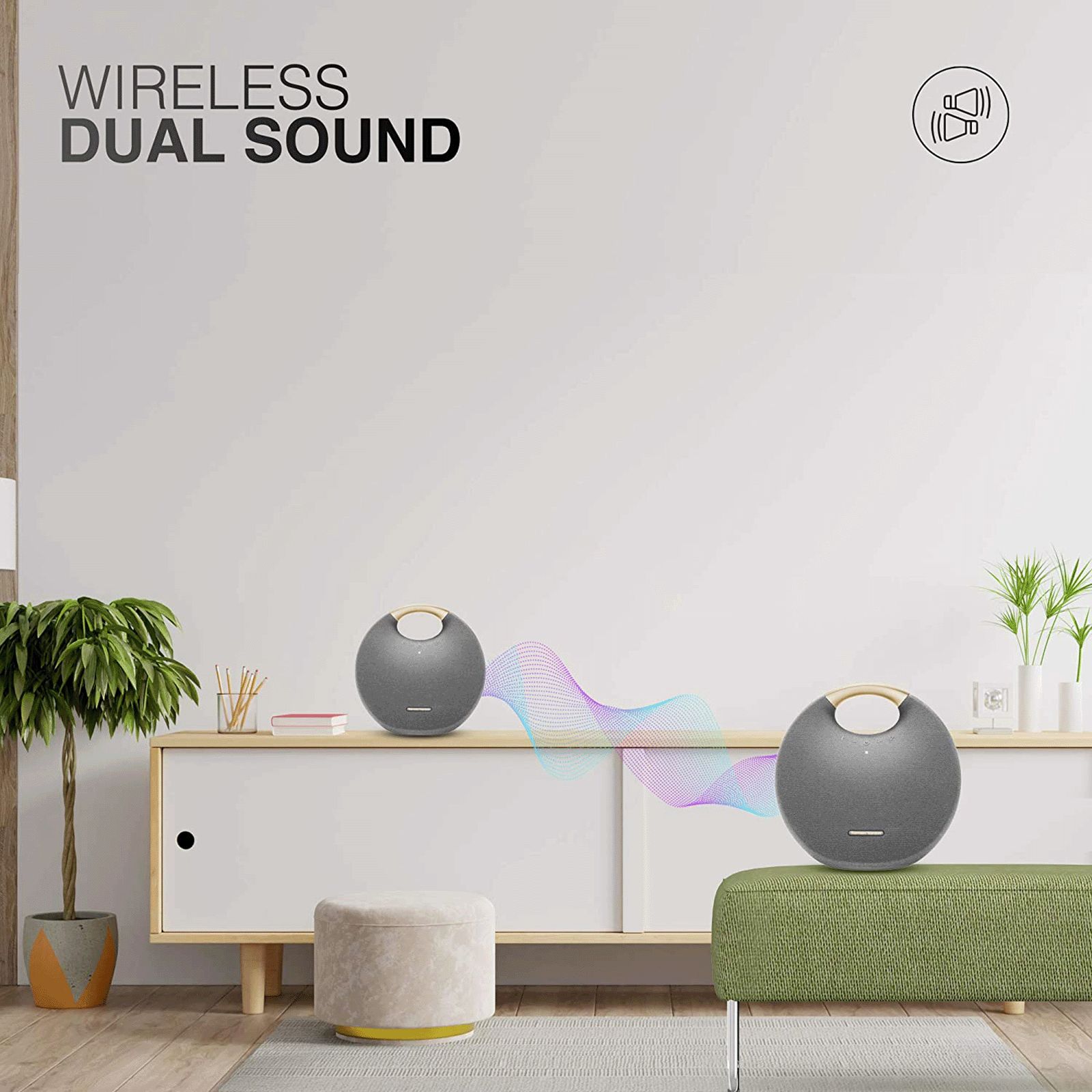 harman kardon Onyx Studio 6 50W Portable Bluetooth Speaker (IPX7 Waterproof, 8 Hours Playtime, Grey) harman kardon Onyx Studio 6 50W Portable Bluetooth Speaker (IPX7 Waterproof, 8 Hours Playtime, Grey)_6