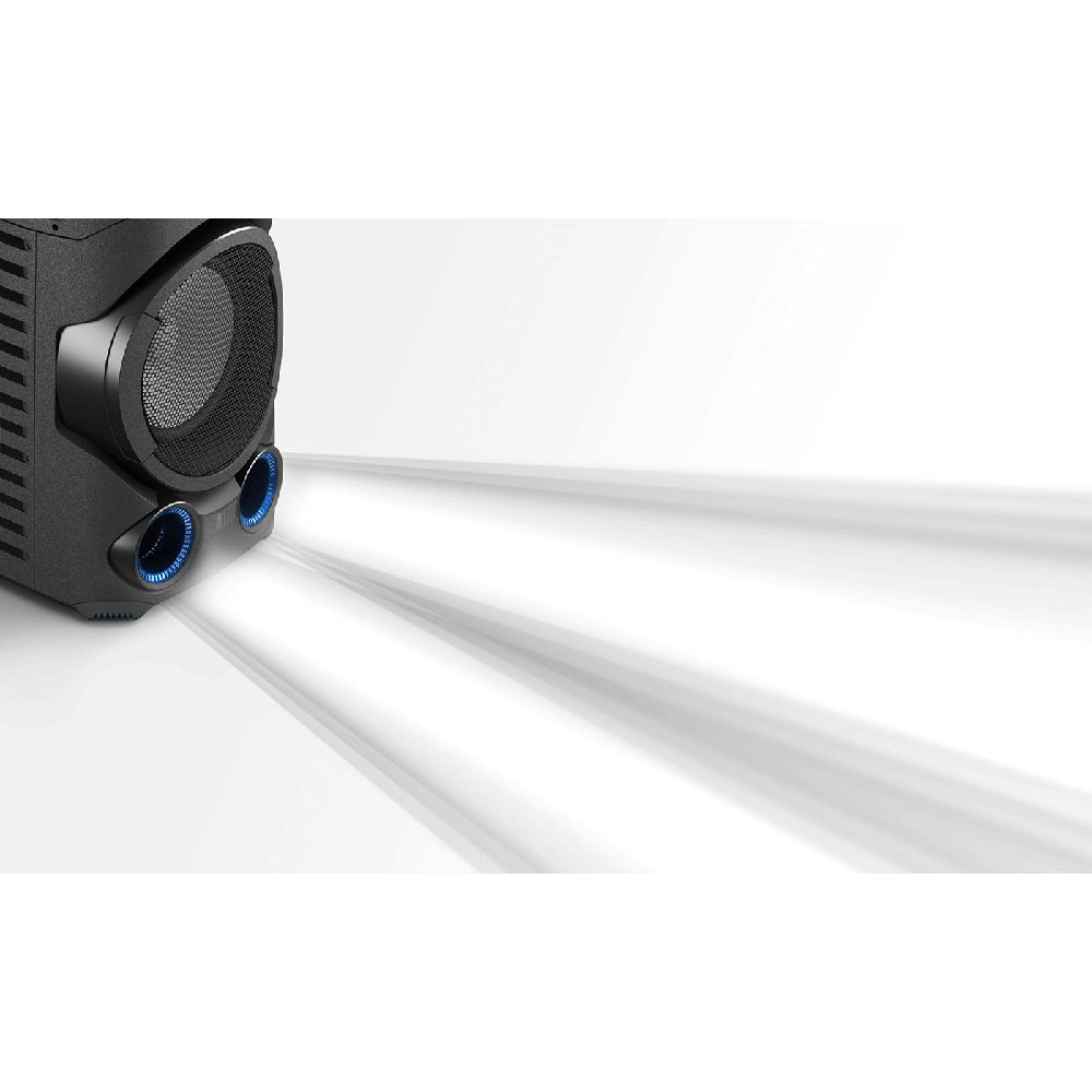 SONY Bluetooth Party Speaker with Mic (Splashproof Resistant, 2.1 Channel, Black) SONY Bluetooth Party Speaker with Mic (Splashproof Resistant, 2.1 Channel, Black)_14