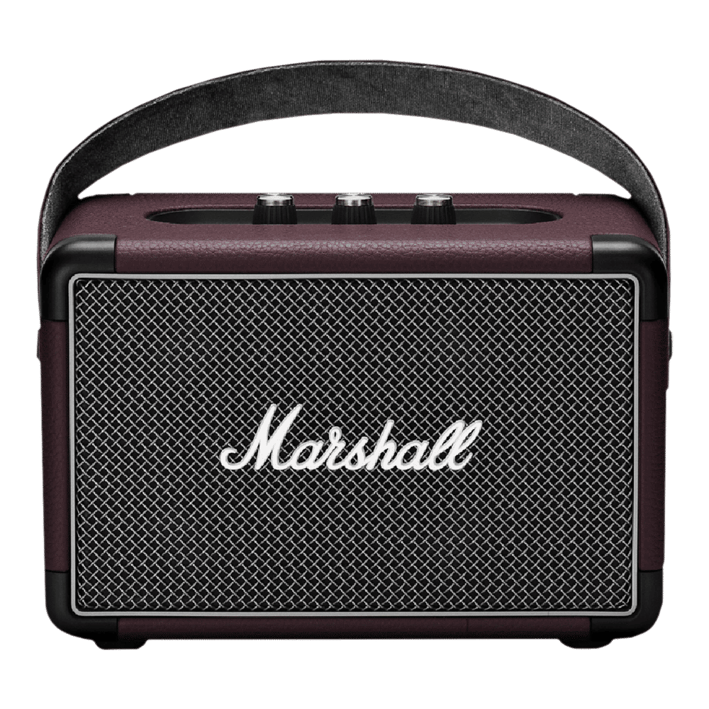 Marshall Kilburn II 20W Portable Bluetooth Speaker (IPX2 Water Resistant, Multi-Host Functionality, Stereo Channel, Burgundy) Marshall Kilburn II 20W Portable Bluetooth Speaker (IPX2 Water Resistant, Multi-Host Functionality, Stereo Channel, Burgundy)_1