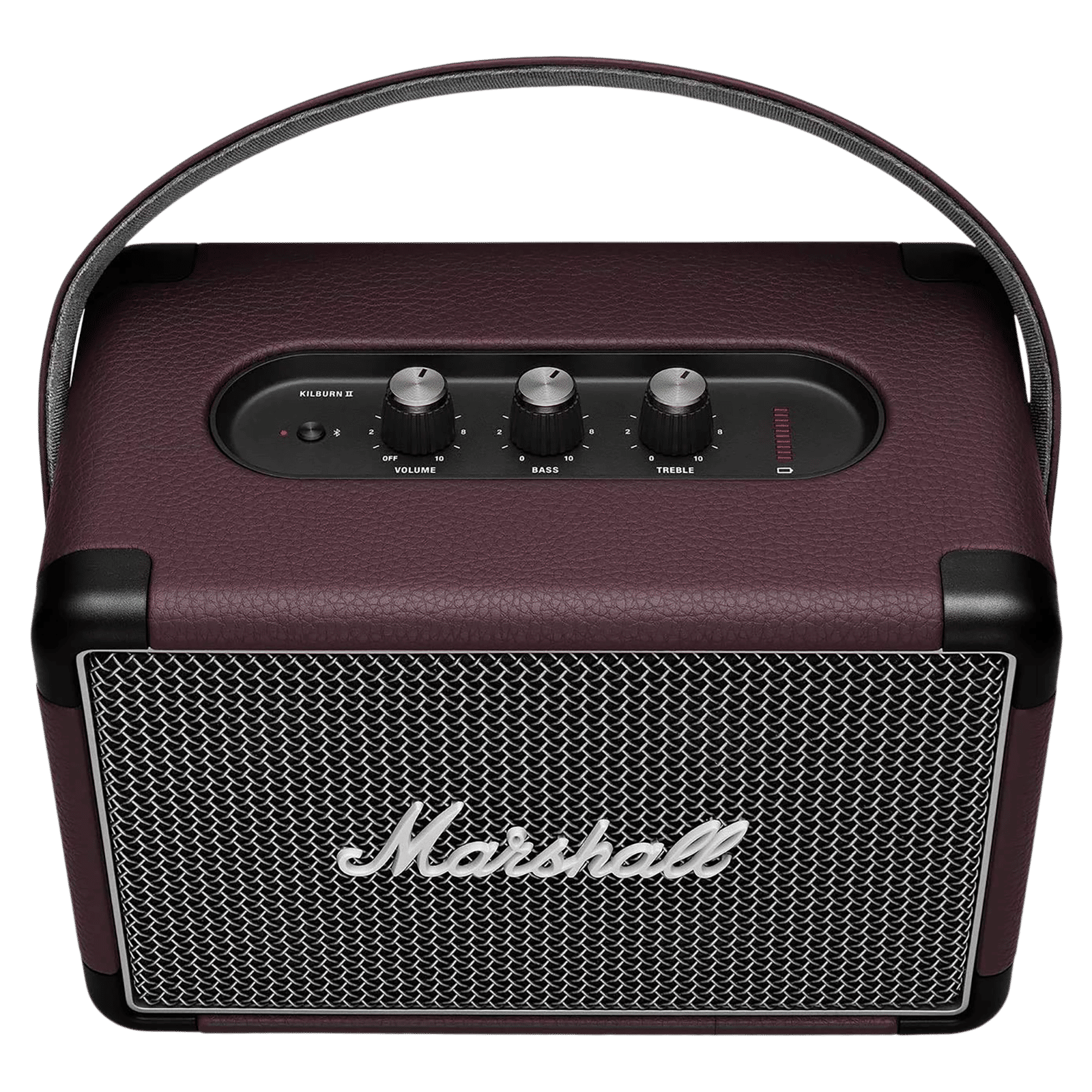 Marshall Kilburn II 20W Portable Bluetooth Speaker (IPX2 Water Resistant, Multi-Host Functionality, Stereo Channel, Burgundy) Marshall Kilburn II 20W Portable Bluetooth Speaker (IPX2 Water Resistant, Multi-Host Functionality, Stereo Channel, Burgundy)_7
